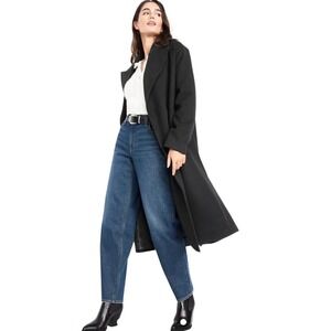 Old Navy Overcoat Twill Black Coat Size MP